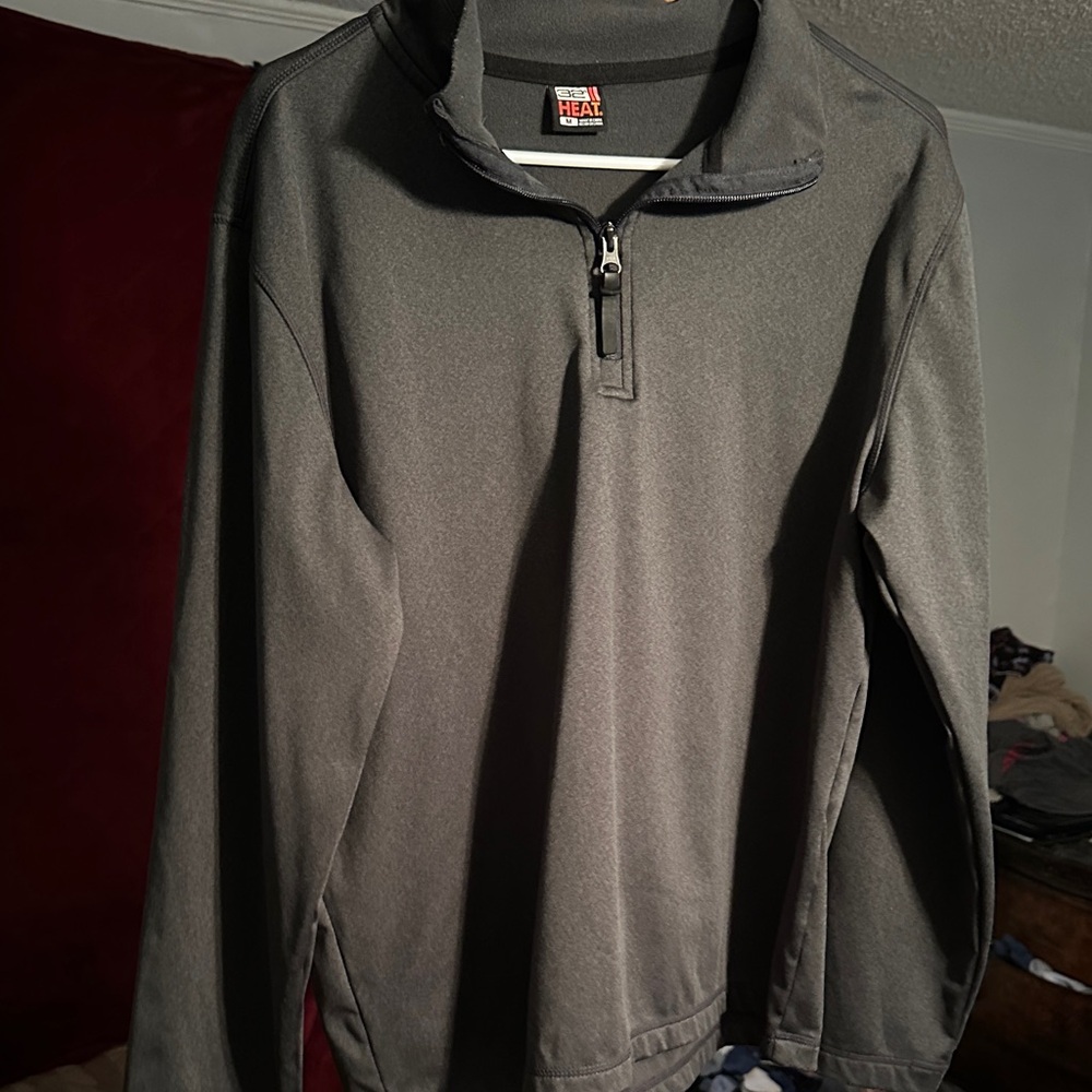 32 Degrees Charcoal Quarter-Zip Pullover
